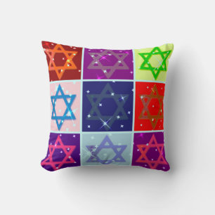 COJÍN DECORATIVO PILOTOS DE DISEÑADOR DE ARTE POP - JUDAICA - REGAL