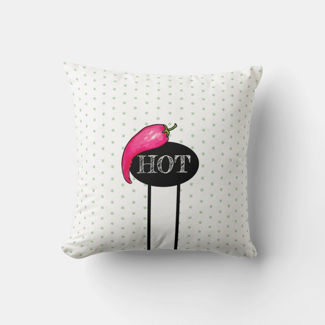 Cojín Decorativo Pimienta de chile (Anverso)