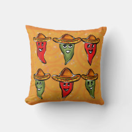Cojín Decorativo Pimientos del Cinco de Mayo