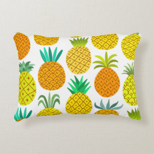 Cojín Decorativo Piña Aislada: Patrón Vintage Sin Marea.