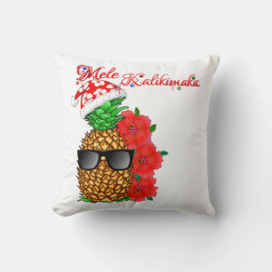 Cojín Decorativo Piña del navidad de Mele Kalikimaka