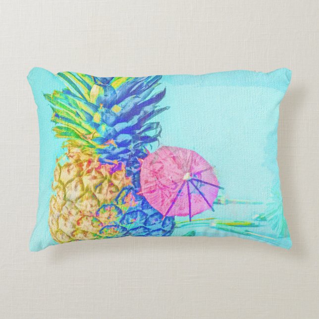 Cojín Decorativo Piña Tropical (Anverso)