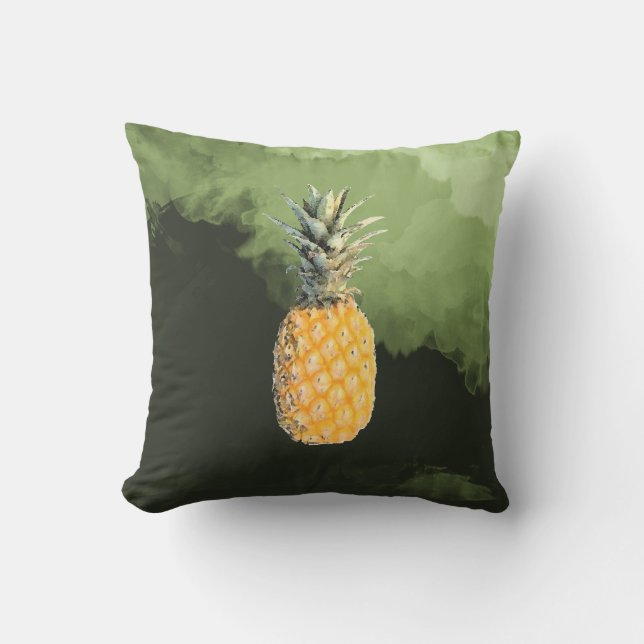 Cojín Decorativo piña y plátanos (Anverso)
