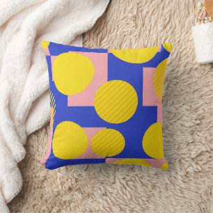 Cojín Decorativo Pincelada abstracta retro (13)