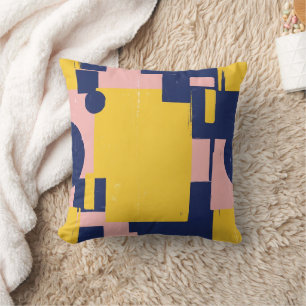 Cojín Decorativo Pincelada abstracta retro (14)
