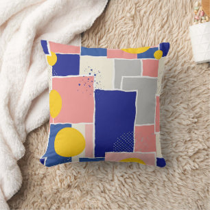 Cojín Decorativo Pincelada abstracta retro (16)