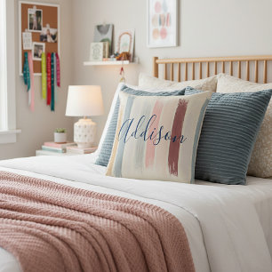 Cojín Decorativo Pinceladas de pastel personalizadas