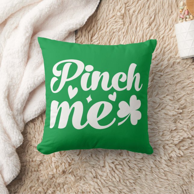 Cojín Decorativo Pinch Me St. Patrick's Day (Manta)
