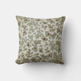 Cojín decorativo Pine Cones Boughs Music Trees