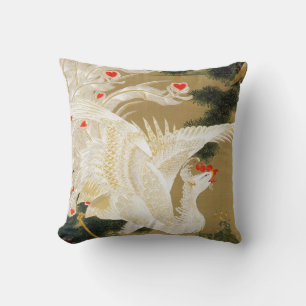 Cojín Decorativo Pine Tree & Phoenix (Love Heart Phoenix), Jakuchu