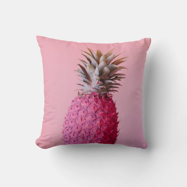 COJÍN DECORATIVO PINEAPPLE ROSA (Anverso)