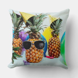 Cojín Decorativo Pineapples de tiempo fiesta con favores partidario