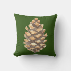 Cojín Decorativo Pinecona acuarela