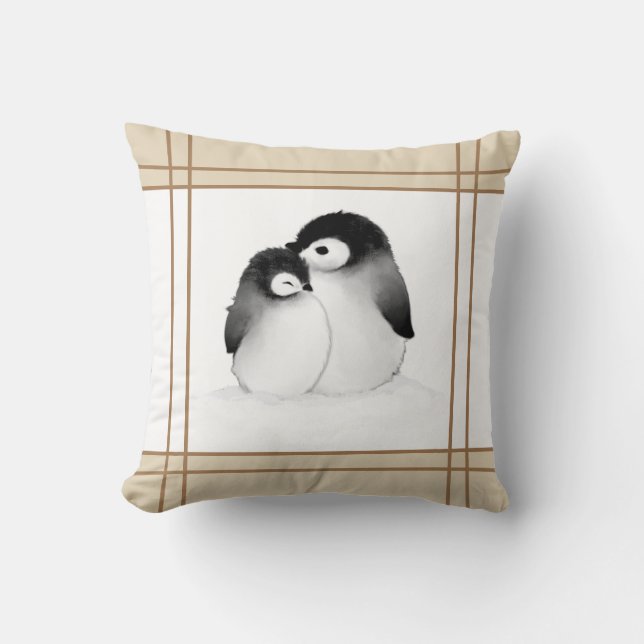 Cojín decorativo Pingüino (Anverso)