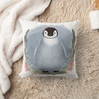 Cojín decorativo Pingüino Bebé de Invierno