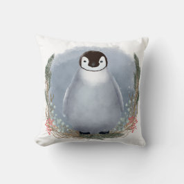 Cojín decorativo Pingüino Bebé de Invierno