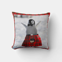 Cojín Decorativo Pingüino en Kilt