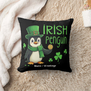 Cojín Decorativo Pingüino Irlandés Una Afortunada Mezcla de Diversi