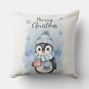 Cojín Decorativo "Pingüino lindo 2"