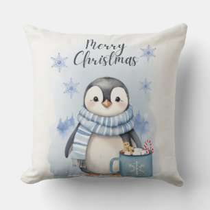 Cojín Decorativo "Pingüino lindo 3"
