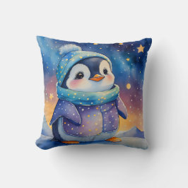 Cojín Decorativo Pingüino lindo, regalo para los amantes del pingüi