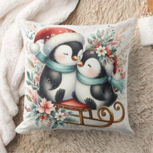 Cojín Decorativo Pingüinos 1 navidades