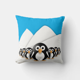Cojín Decorativo Pingüinos divertidos