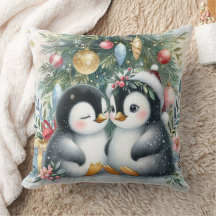 Cojín Decorativo Pingüinos navidades 6