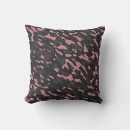 Cojín Decorativo pink and gray camo abstract