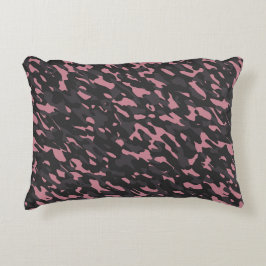 Cojín Decorativo pink and gray camo abstract