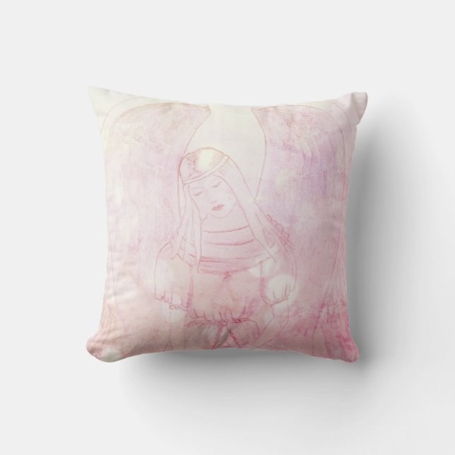 Cojín Decorativo Pink Angel Blessing (Anverso)