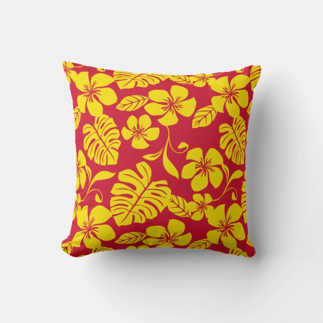 COJÍN DECORATIVO PINK BIKINI (ROJO/ORO) (Anverso)