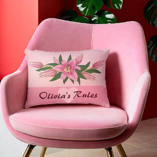 Cojín Decorativo Pink Blooming Lily Sweet Heart