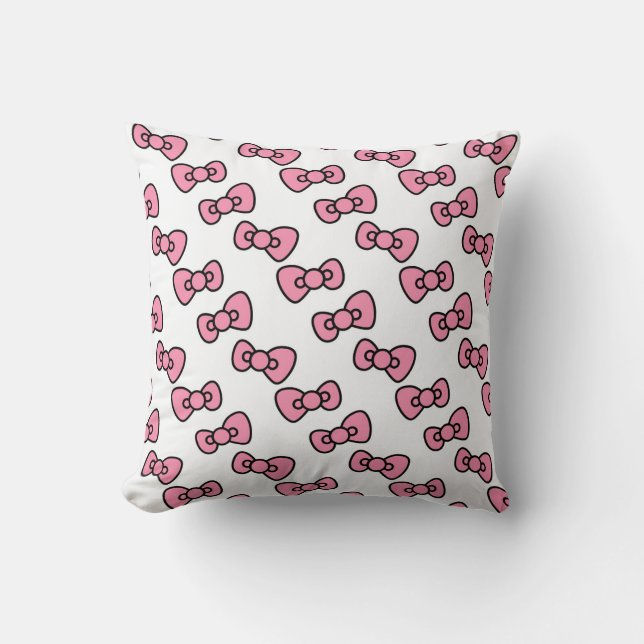 Cojín Decorativo Pink Bow Delight (Anverso)