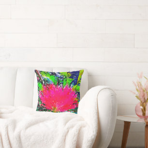 Cojín Decorativo Pink Calliandra Puff