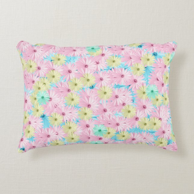 Cojín Decorativo Pink Dreams Girly Sunflowers Pillows (Anverso)
