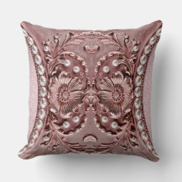 Cojín Decorativo Pink Flower Throw Pillow