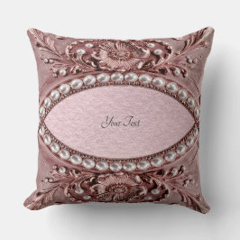 Cojín Decorativo Pink Flower Throw Pillow