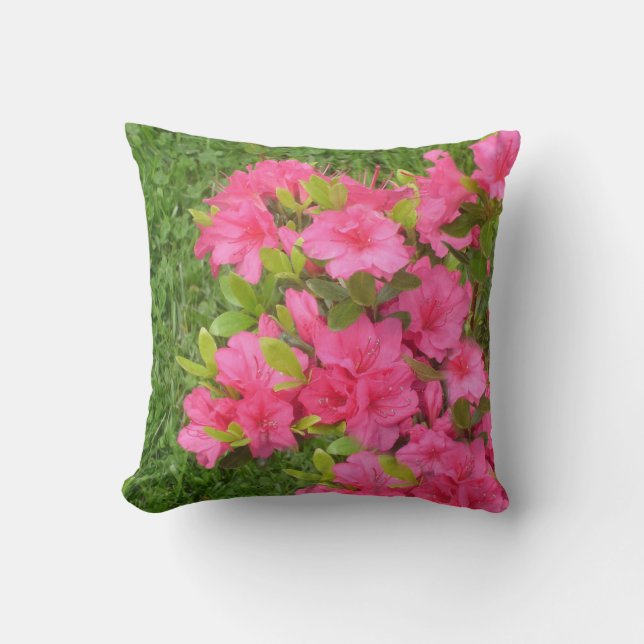 Cojín Decorativo Pink Hardy Azaleas (Anverso)
