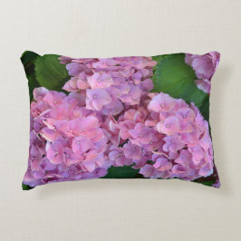Cojín Decorativo Pink Hortensia hidrangea flores