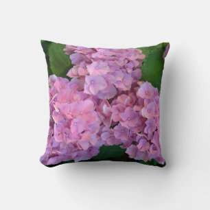 Cojín Decorativo Pink Hortensia hidrangea flores