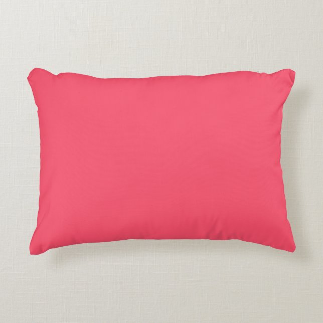 Cojín Decorativo Pink, Lovely, Solid, Modern, Simple, Trendy (Anverso)