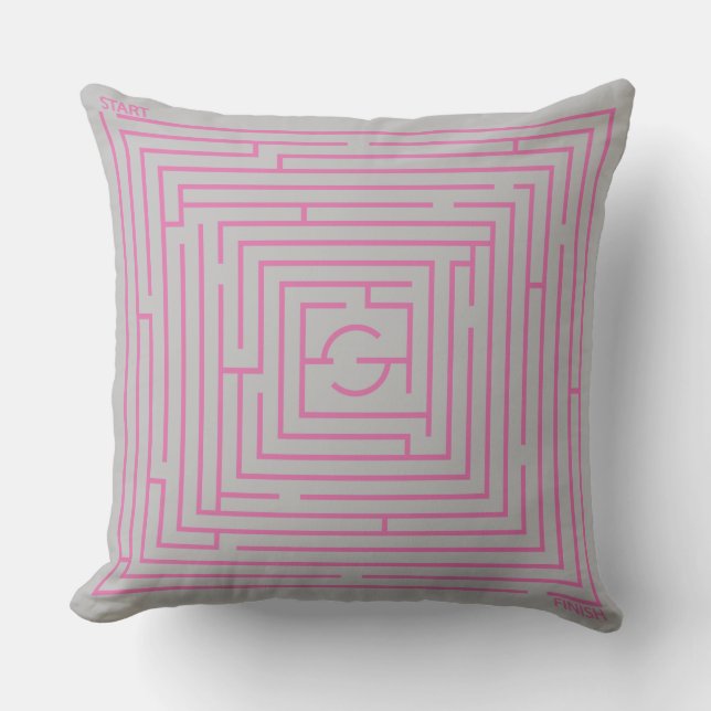 Cojín Decorativo Pink Maze (Anverso)