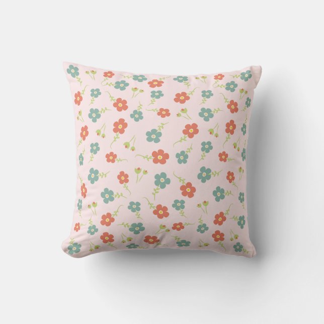 Cojín Decorativo Pink Meadow Cushion (Anverso)