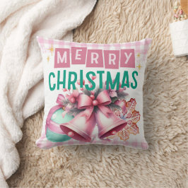 Cojín Decorativo Pink Merry Navidad pilaf