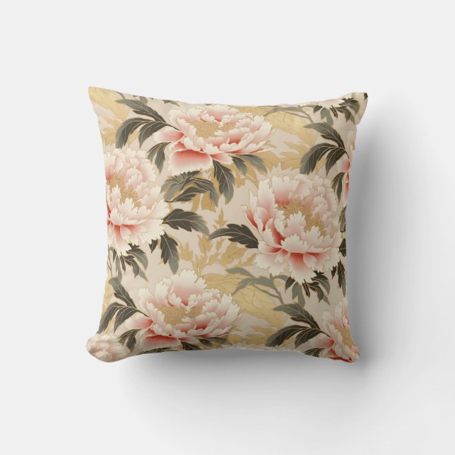 Cojín Decorativo Pink Peony (Anverso)