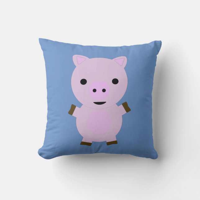 Cojín Decorativo Pink Piggy (Anverso)
