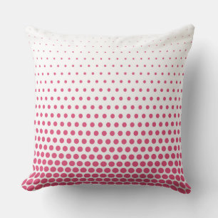 Cojín Decorativo Pink Polka Dots Modern White
