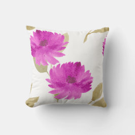 Cojín Decorativo Pink pretty flowers throw cushion