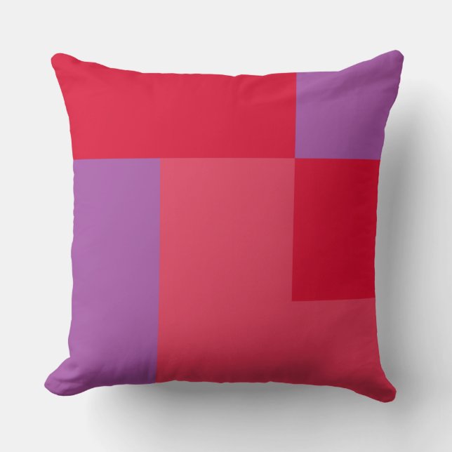 Cojín Decorativo Pink Purple Red (Anverso)